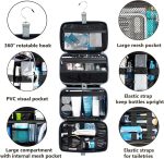 Toiletry Bag for Men, Hanging Travel Bag for Toiletries, Shaving Bag for Men Travel, Toiletry Bags for Traveling, Large Travel Size Toiletry Organizer (2022 Upgraded) , Travel Case Kit Accessories - Image 3